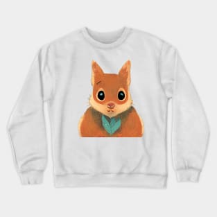 Cute Cartoon Squirrel Crewneck Sweatshirt